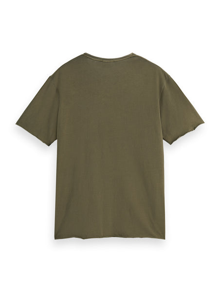 Classic Green - Raw Edge T-Shirt