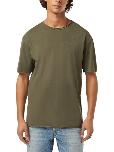 Classic Green - Raw Edge T-Shirt