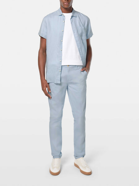 Mott Slim Fit Chino - Shirt Blue