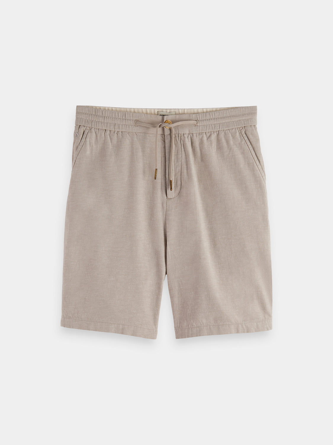 Fave Cotton-Linen Relaxed Shorts - Grey Light