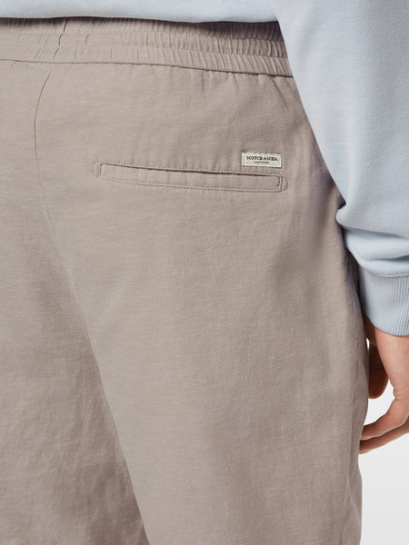 Fave Cotton-Linen Relaxed Shorts - Grey Light