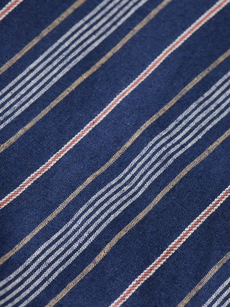 Fave Navy Multi Stripe Printed Short