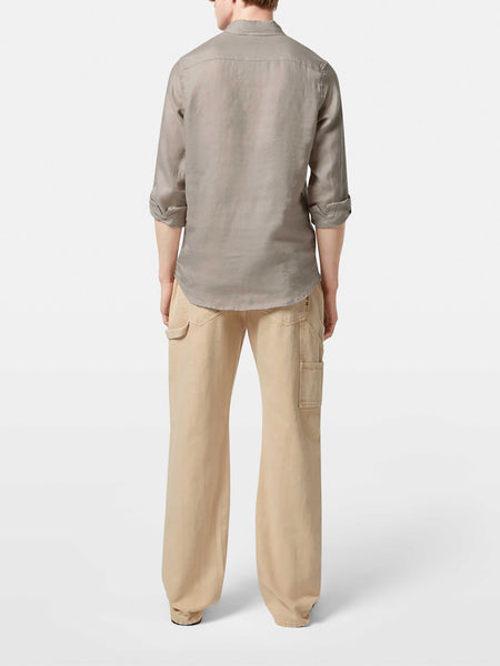 Linen Shirt - Regular Fit - Highway Grey