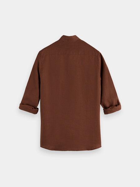 Linen Shirt - Regular Fit - Cold Brew