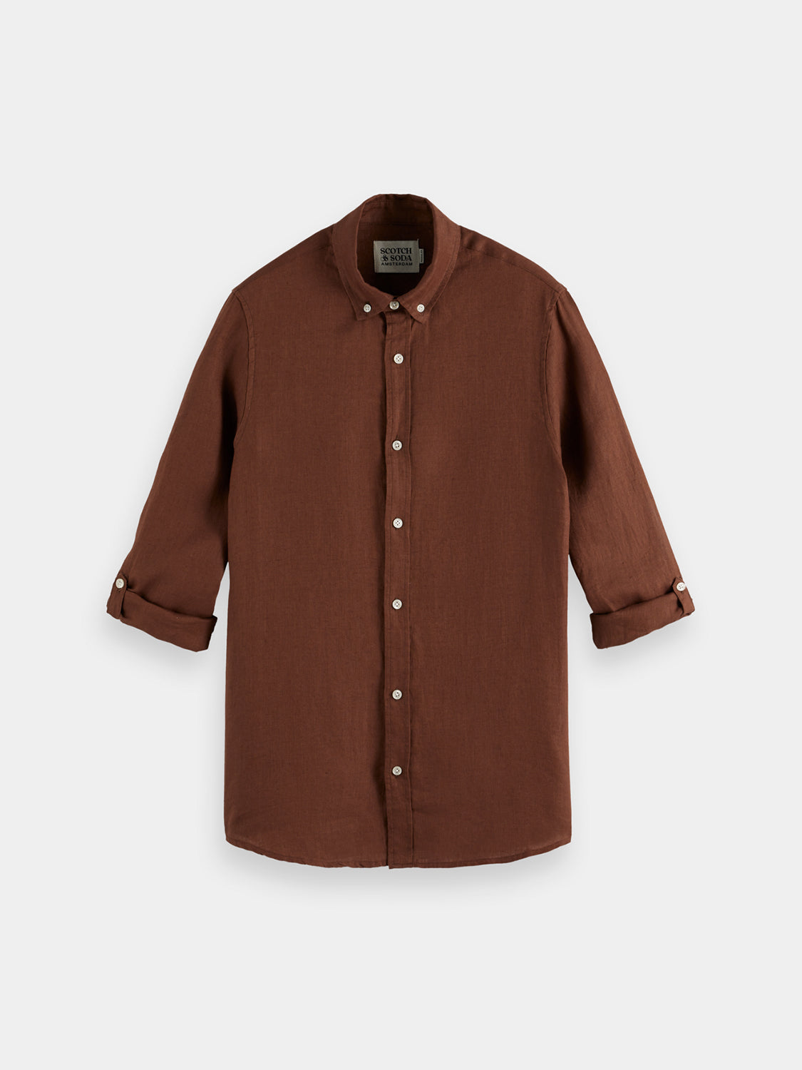 Linen Shirt - Regular Fit - Cold Brew