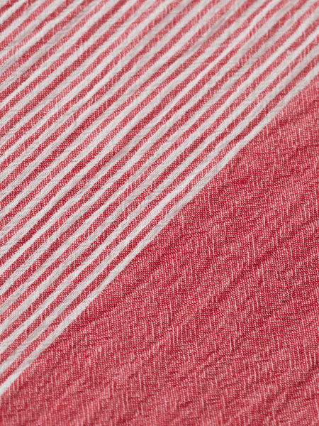 Red Striped Crinkle Shirt