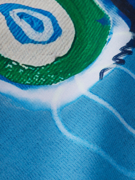 Abstract Isle Blue Printed Shirt