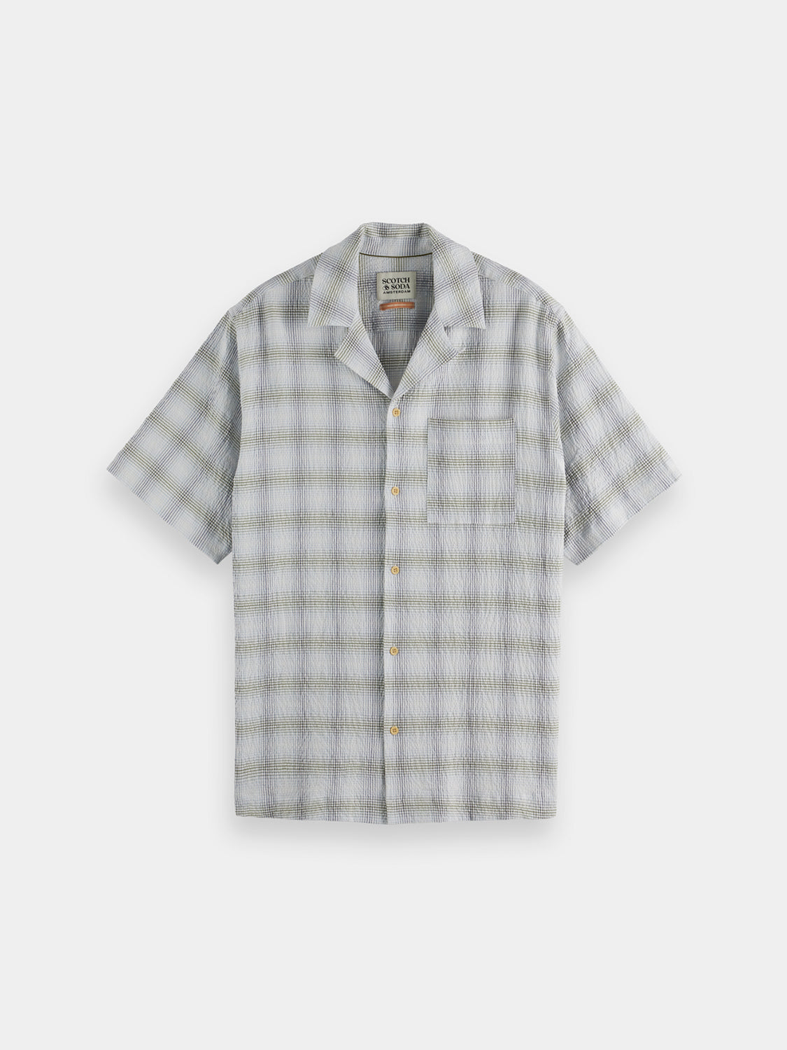 Short Sleeve Check Shirt in Relaxed Fit