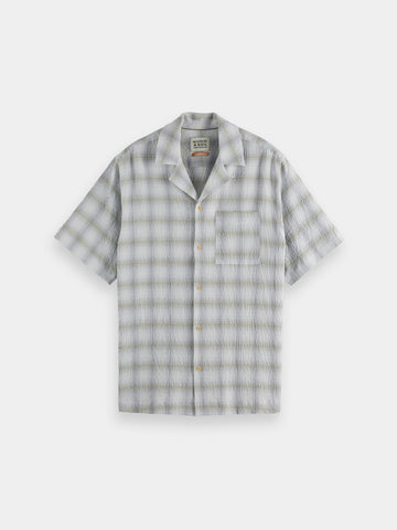 Short Sleeve Check Shirt in Relaxed Fit