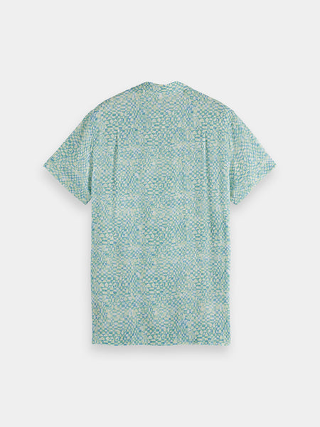 Lunar Green S/S Printed Shirt