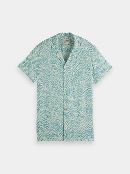 Lunar Green S/S Printed Shirt