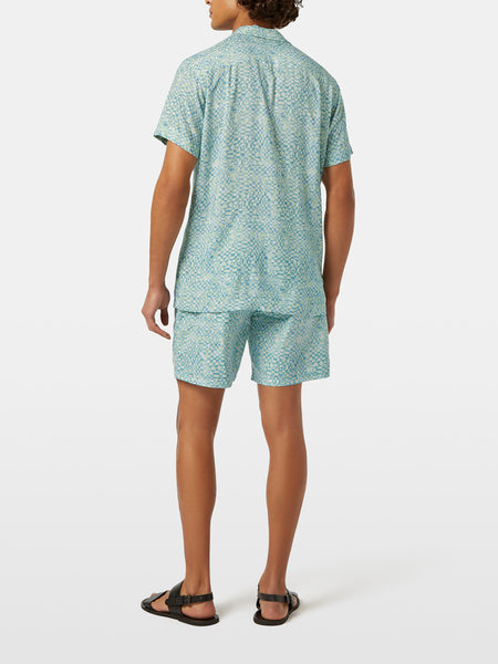 Lunar Green S/S Printed Shirt