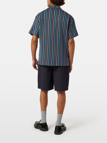 Multi Striped S/S Jacquard Shirt