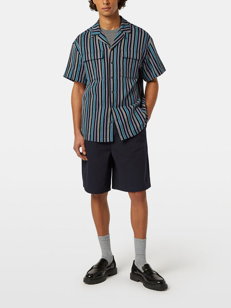 Multi Striped S/S Jacquard Shirt