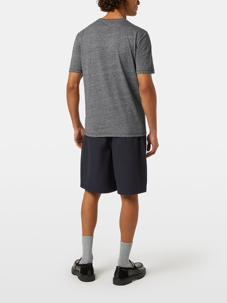 Washed Black Mélange Tee