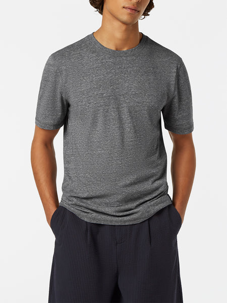 Washed Black Mélange Tee