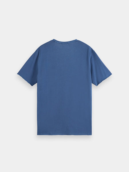 Raw Edge T-Shirt - Blue