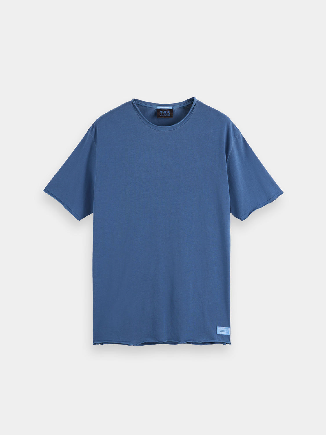 Raw Edge T-Shirt - Blue
