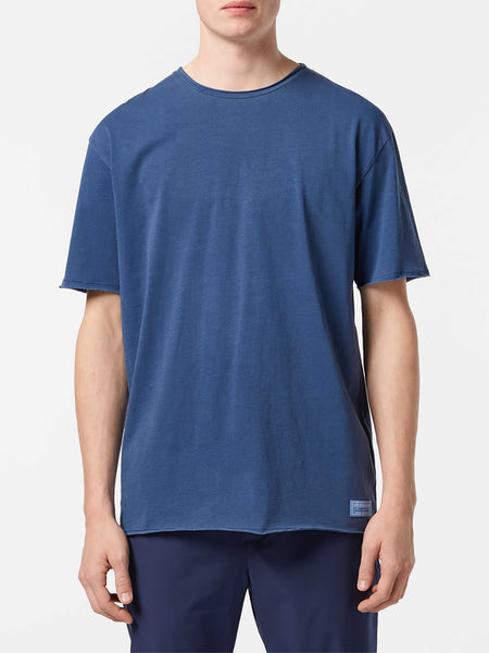 Raw Edge T-Shirt - Blue