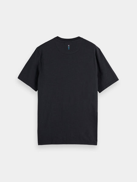 Cotton & Linen S/S T-Shirt - Black
