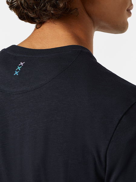 Cotton & Linen S/S T-Shirt - Black