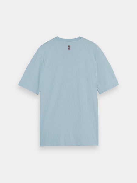 Cotton & Linen S/S T-Shirt - Aegean