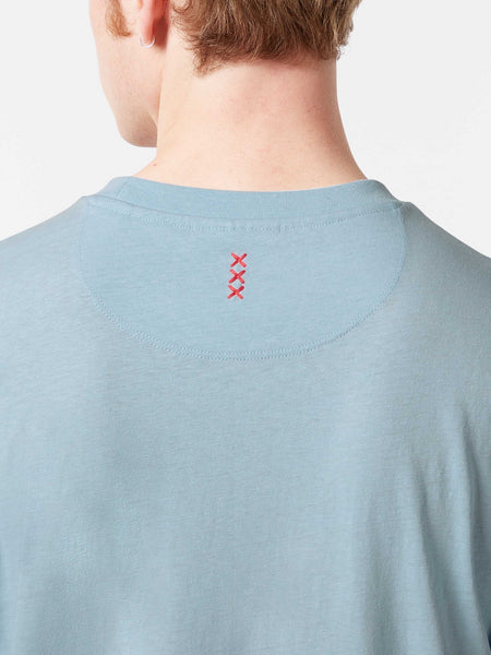 Cotton & Linen S/S T-Shirt - Aegean