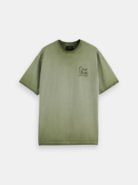 Cold Dyed Inside Out Tee - Army Green