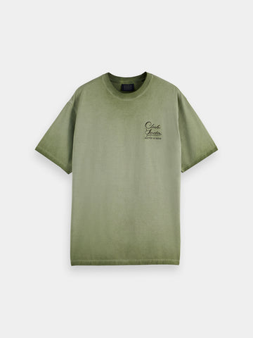 Cold Dyed Inside Out Tee - Army Green