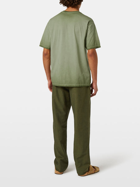 Cold Dyed Inside Out Tee - Army Green