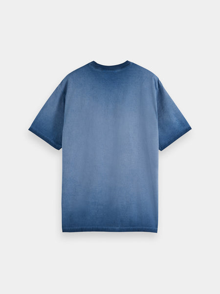 Cold Dyed Inside Out Tee - Atlantic Blue