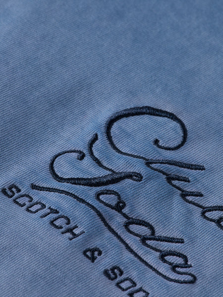 Cold Dyed Inside Out Tee - Atlantic Blue