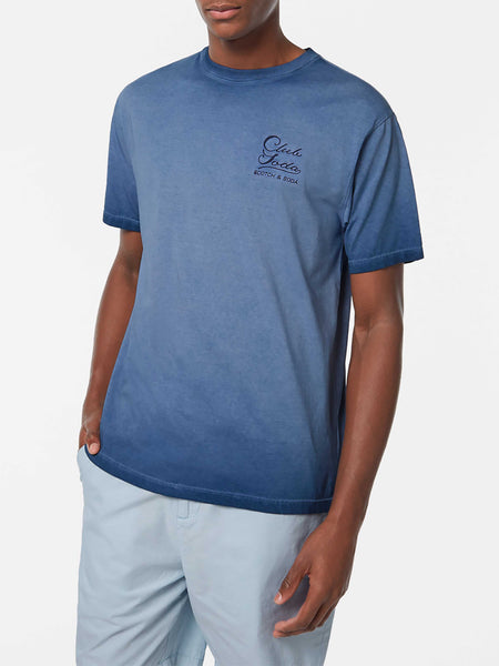 Cold Dyed Inside Out Tee - Atlantic Blue