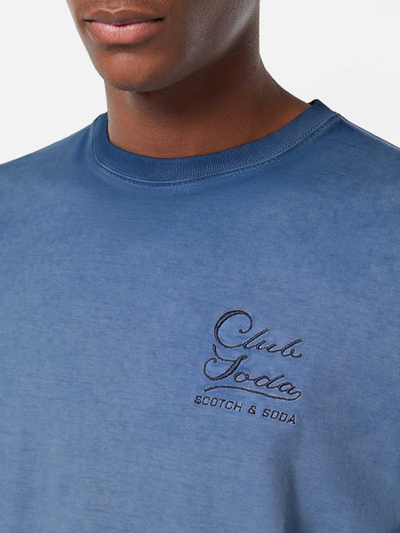 Cold Dyed Inside Out Tee - Atlantic Blue