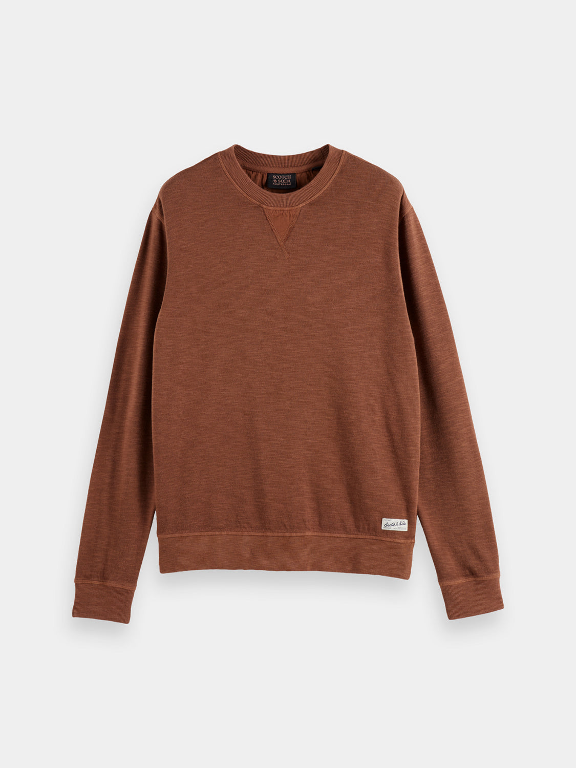 Soft Slub Crewneck Sweat - Cold Brew