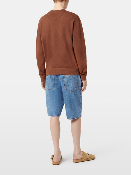 Soft Slub Crewneck Sweat - Cold Brew