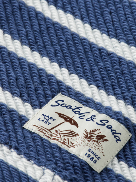 Striped Loop Terry Sweat