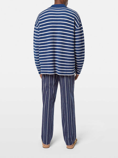 Striped Loop Terry Sweat