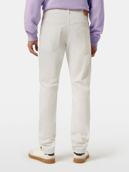 Ralston Regular Slim Off White 5pkt Pant