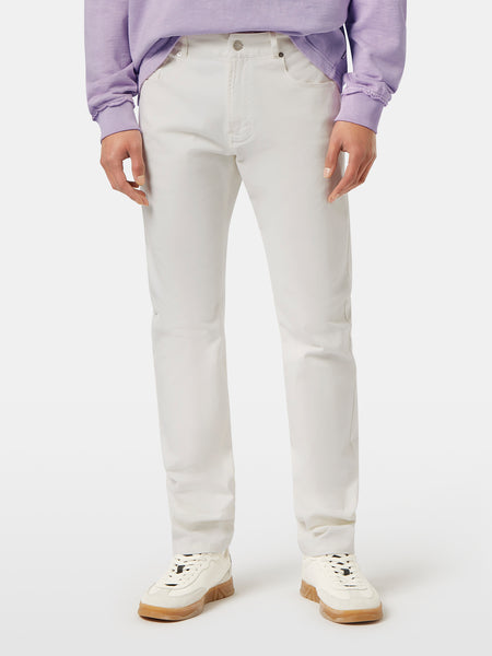 Ralston Regular Slim Off White 5pkt Pant
