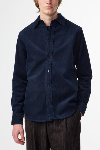 Colby 50002 Navy Blue Corduroy Shirt
