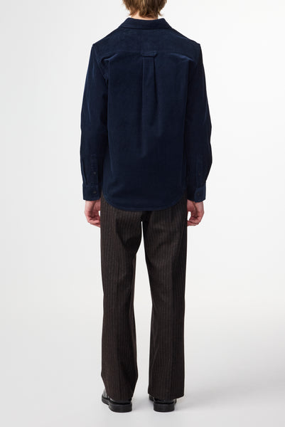 Colby 50002 Navy Blue Corduroy Shirt