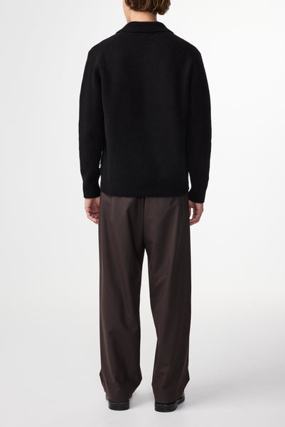 Hope 6683 - Long Sleeve Polo Knit - Black