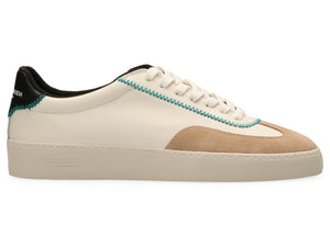 Plakka 1D - White Sneaker with Trim