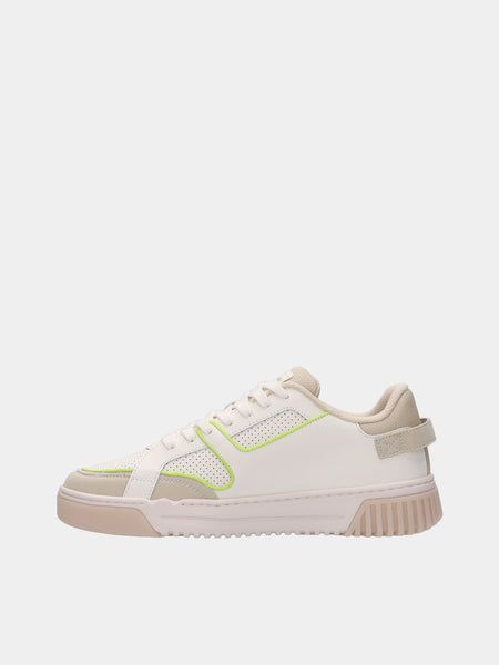 New Cup Sneaker - Beige / White
