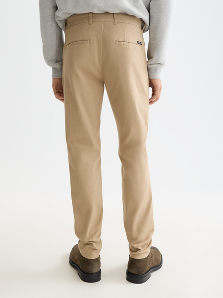 Mott Slim Fit Chinos - Sand