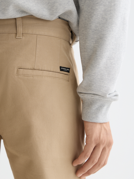 Mott Slim Fit Chinos - Sand