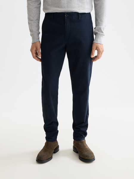 Mott Slim Fit Chino - Navy