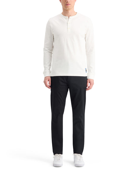 ESSENTIALS - Stuart Regular Slim Fit Chino - Black