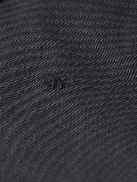 Black Oxford Shirt in Regular Fit